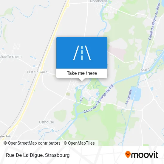 Rue De La Digue map