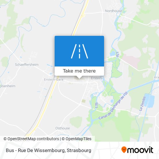 Bus - Rue De Wissembourg map
