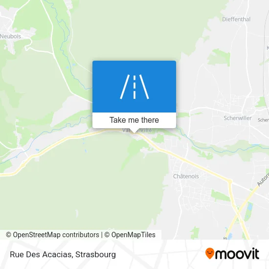 Rue Des Acacias map