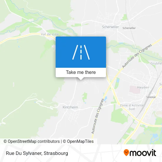 Rue Du Sylvaner map