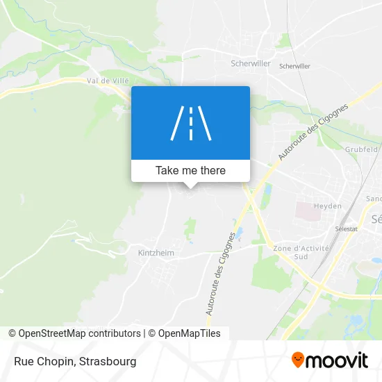 Rue Chopin map