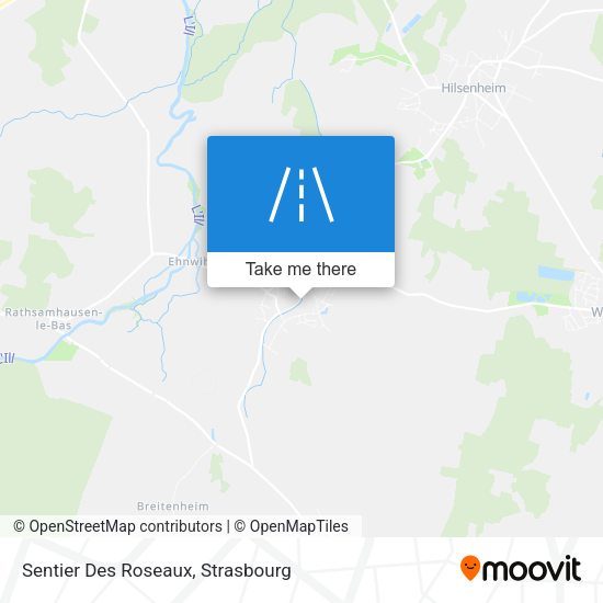 Sentier Des Roseaux map