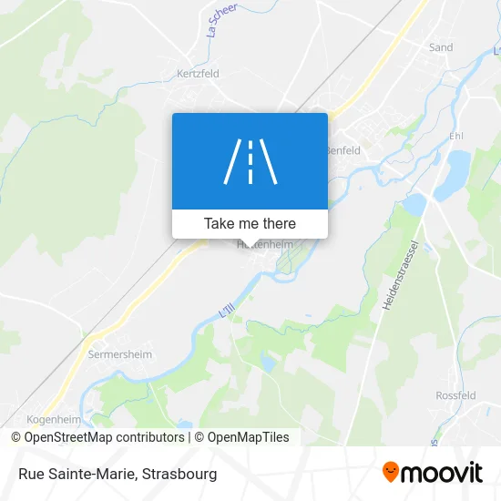 Rue Sainte-Marie map