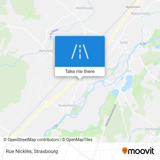 Rue Nicklès map