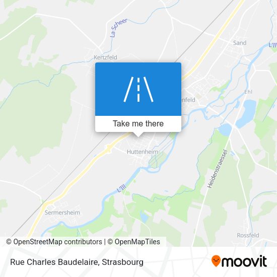 Rue Charles Baudelaire map
