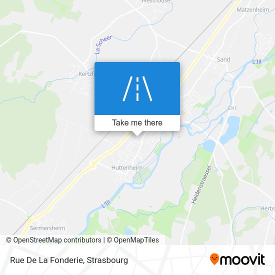 Rue De La Fonderie map