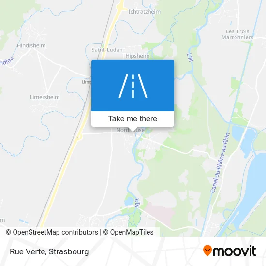 Rue Verte map