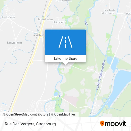 Rue Des Vergers map