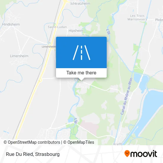 Rue Du Ried map