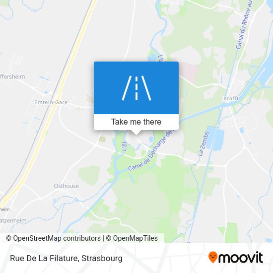 Rue De La Filature map