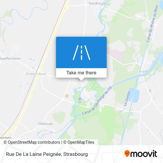 Rue De La Laine Peignée map