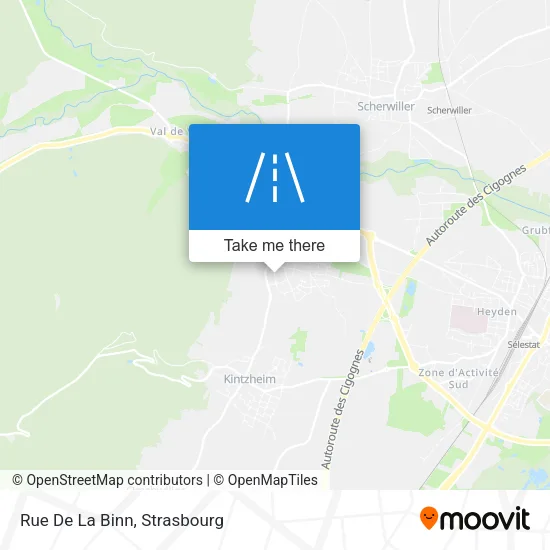 Rue De La Binn map