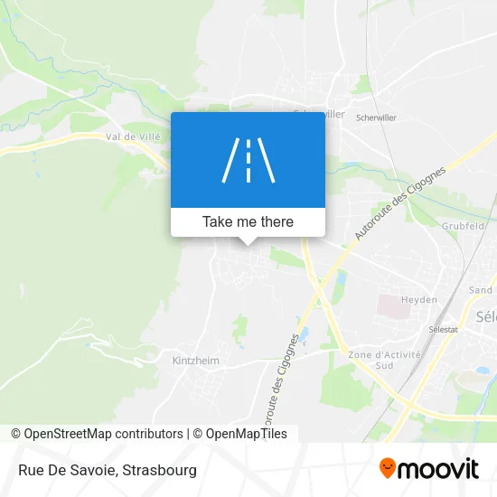 Rue De Savoie map