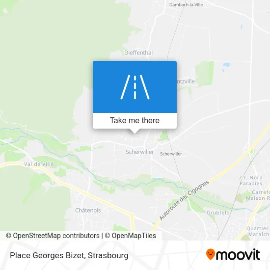 Place Georges Bizet map
