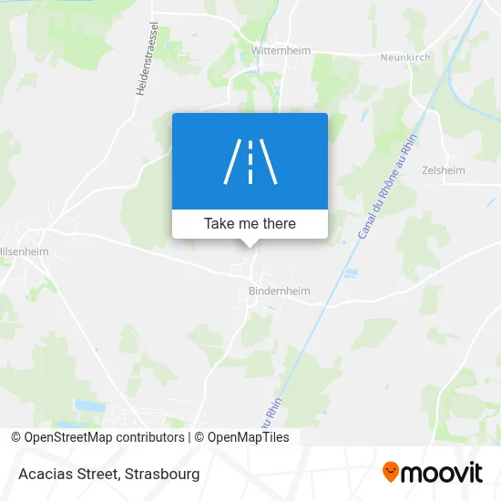 Rue Des Acacias map