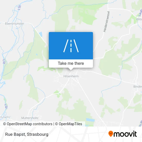Rue Bapst map