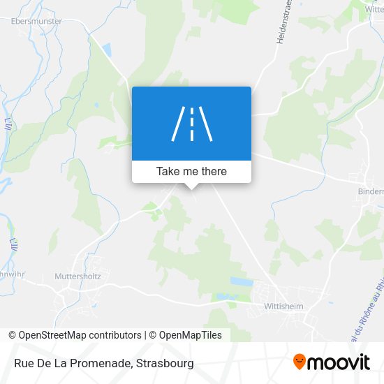 Rue De La Promenade map