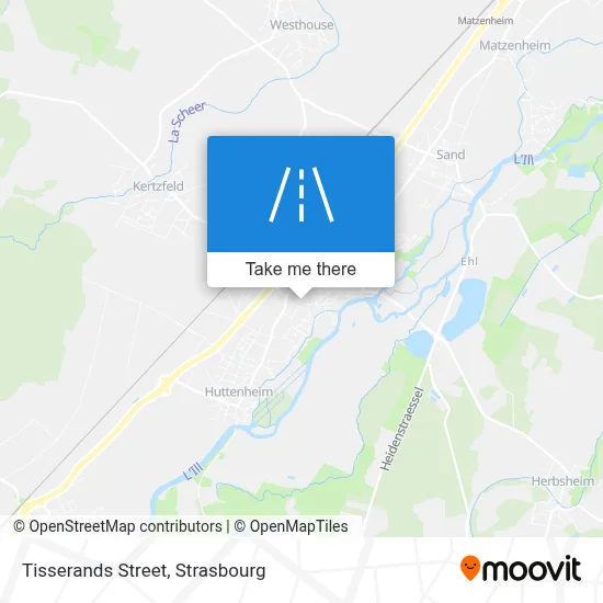 Rue Des Tisserands map