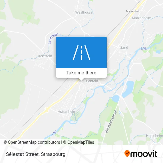 Rue De Sélestat map