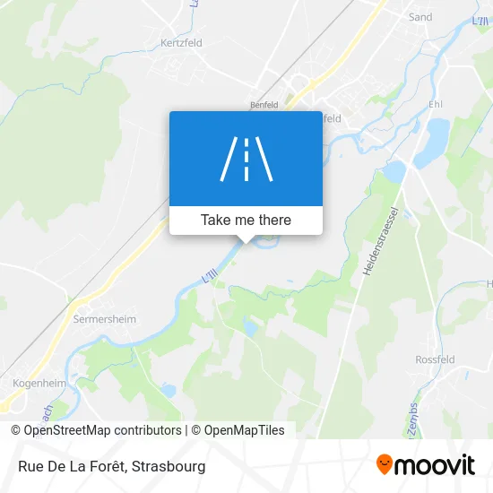 Rue De La Forêt map