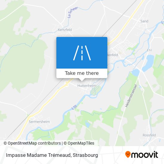Impasse Madame Trémeaud map