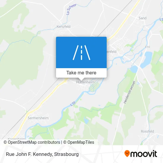 Rue John F. Kennedy map