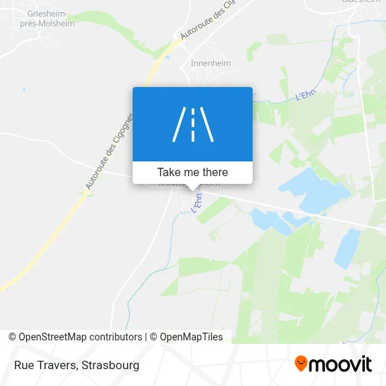 Mapa Rue Travers