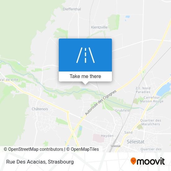 Rue Des Acacias map