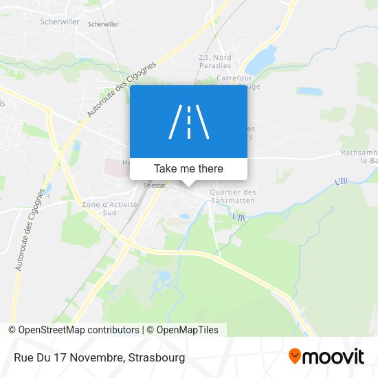 Rue Du 17 Novembre map