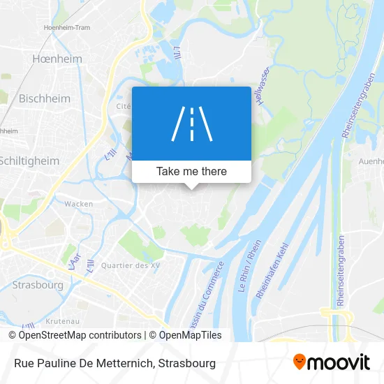 Rue Pauline De Metternich map