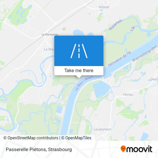 Passerelle Piétons map