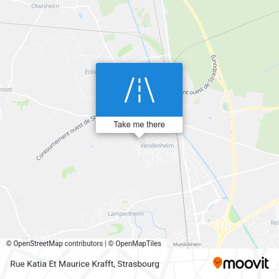 Rue Katia Et Maurice Krafft map