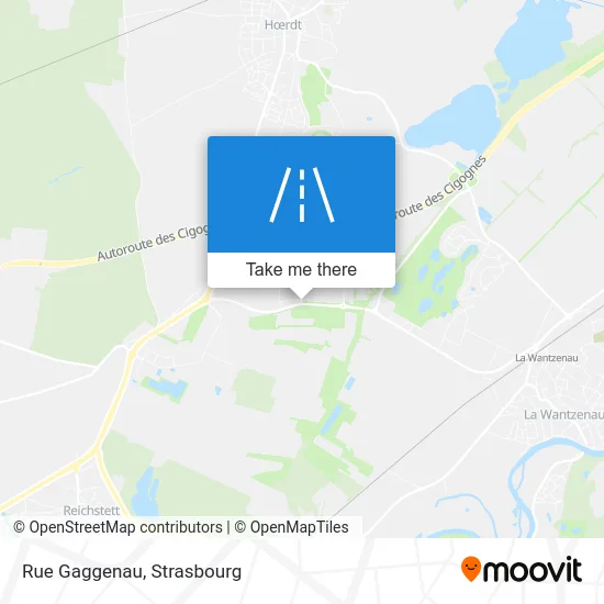 Rue Gaggenau map