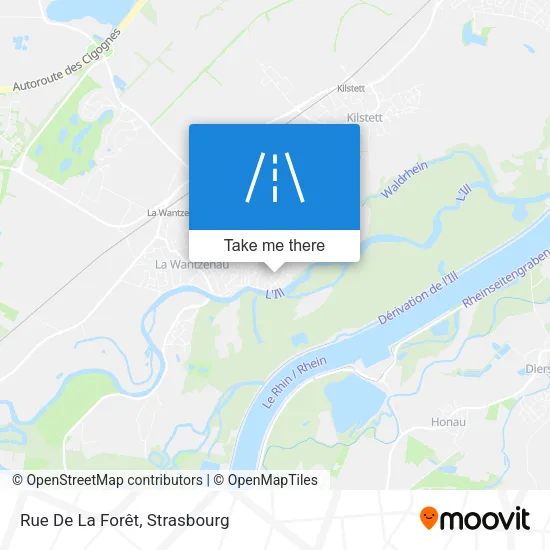 Rue De La Forêt map