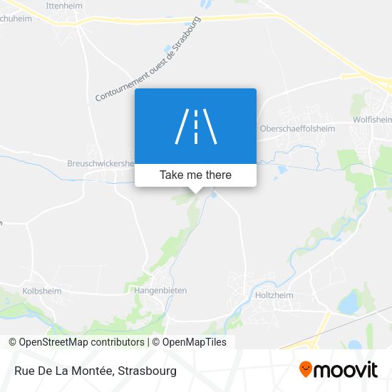 Rue De La Montée map