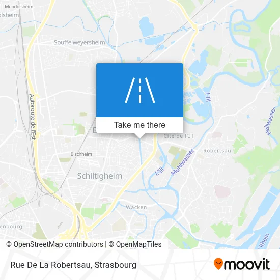Rue De La Robertsau map