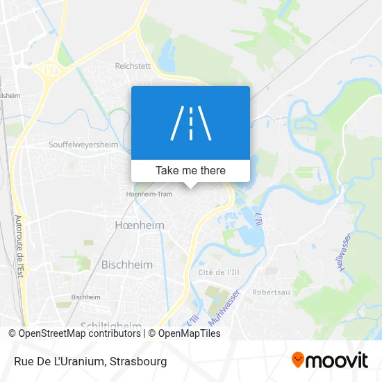 Rue De L'Uranium map