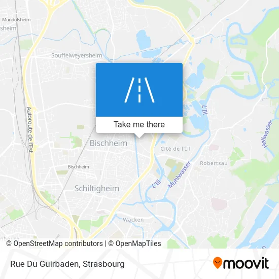Rue Du Guirbaden map