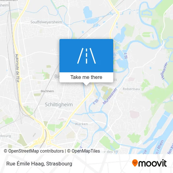 Rue Émile Haag map