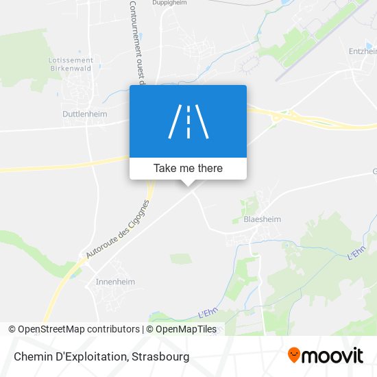 Chemin D'Exploitation map