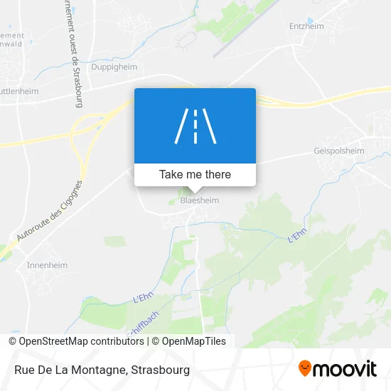 Rue De La Montagne map