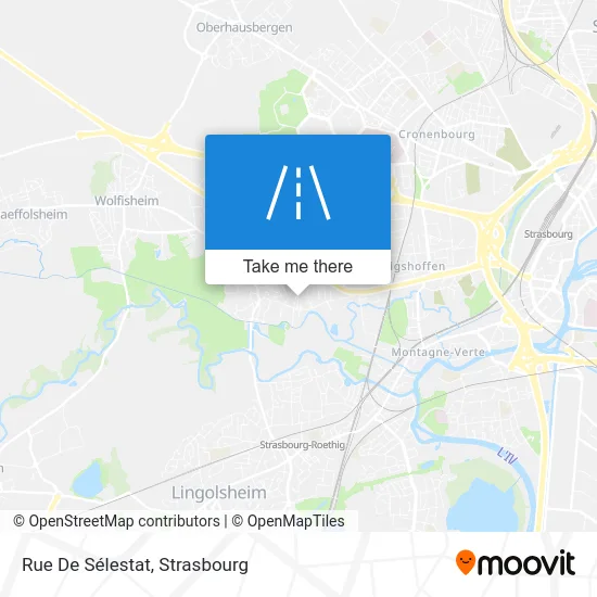 Rue De Sélestat map
