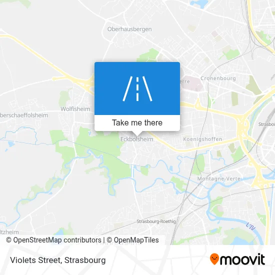 Rue Des Violettes map