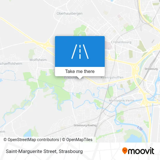 Rue Sainte-Marguerite map