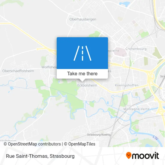 Rue Saint-Thomas map