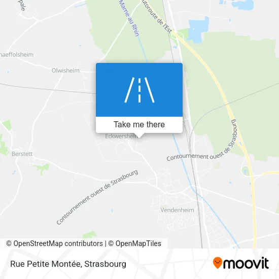 Rue Petite Montée map