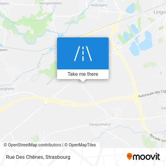 Rue Des Chênes map