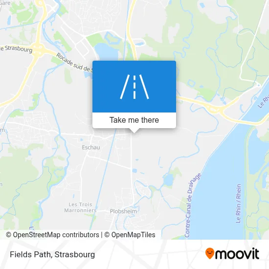 Chemin Des Champs map