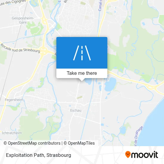 Chemin D'Exploitation map