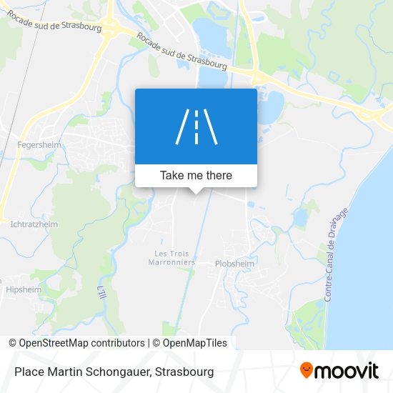 Place Martin Schongauer map